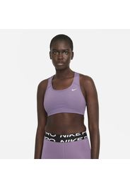 Bra non imbottito a sostegno medio Nike Dri-FIT Swoosh - Donna - Viola