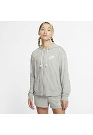 Felpa con cappuccio e zip a tutta lunghezza Nike Sportswear Gym Vintage - Donna - Grigio