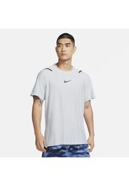 Maglia a manica corta Nike Pro - Uomo - Grigio