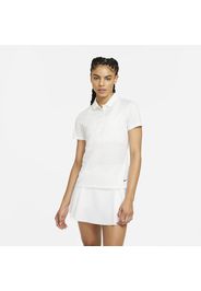 Polo da golf stampata Nike Dri-FIT - Donna - Bianco