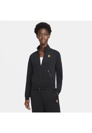 Giacca da tennis con zip a tutta lunghezza NikeCourt - Donna - Nero