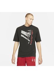 T-shirt a manica corta con grafica Jordan Flight - Uomo - Nero