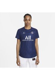 Maglia da calcio pre-partita a manica corta Paris Saint-Germain da donna - Home - Blu