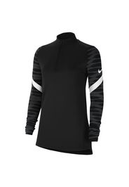 Maglia da calcio per allenamento con zip a 1/4 Nike Dri-FIT Strike - Donna - Nero