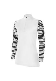 Maglia da calcio per allenamento con zip a 1/4 Nike Dri-FIT Strike - Donna - Bianco