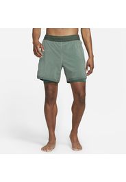 Shorts 2-in-1 Nike Yoga Dri-FIT - Uomo - Verde