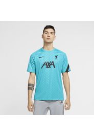 Maglia da calcio pre-partita a manica corta Liverpool FC - Uomo - Blu