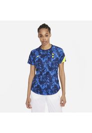 Maglia da calcio pre-partita a manica corta Tottenham Hotspur - Donna - Blu