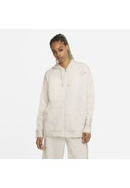 Felpa con cappuccio e zip a tutta lunghezza in French Terry Nike Sportswear - Donna - Bianco