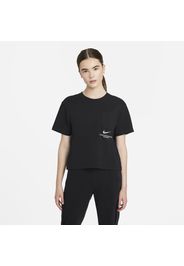 Top a manica corta Nike Sportswear Swoosh - Donna - Nero