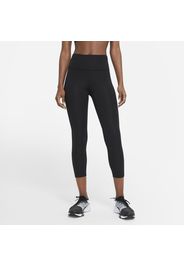 Leggings da running a lunghezza ridotta Nike Fast - Donna - Nero