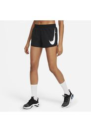 Shorts da running Nike Swoosh Run - Donna - Nero