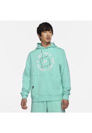 Felpa pullover in fleece con cappuccio Nike Sportswear JDI - Uomo - Verde