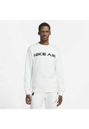 Maglia a girocollo in fleece Nike Air - Uomo - Bianco