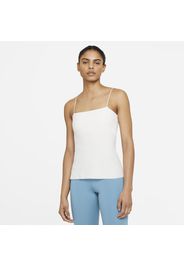 Canotta con bra integrato Nike Yoga Luxe Eyelet - Donna - Grigio