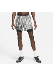 Shorts da running 2-in-1 Nike Flex Stride Wild Run - Uomo - Grigio