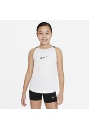 Canotta da training Nike Dri-FIT Elastika - Ragazza - Bianco