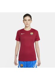 Maglia da calcio a manica corta Nike Dri-FIT FC Barcelona Strike - Donna - Rosso