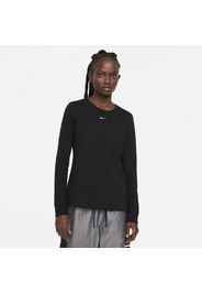 T-shirt a manica lunga Nike Sportswear - Donna - Nero