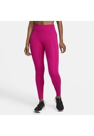 Leggings a vita media Nike Dri-FIT One - Donna - Rosso