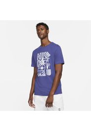 T-shirt da tennis NikeCourt - Uomo - Viola