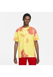 T-shirt Tie-Dye Nike Sportswear Premium Essentials - Uomo - Giallo
