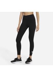 Leggings da running a 7/8 a vita media Nike Dri-FIT Swoosh Run - Donna - Nero