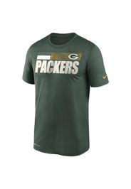 T-shirt Nike Dri-FIT Team Name Legend Sideline (NFL Green Bay Packers) - Uomo - Verde