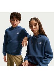 Felpa pullover con cappuccio Nike Club Fleece - Ragazzi - Blu