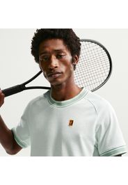 Maglia da tennis a manica corta NikeCourt Heritage – Uomo - Verde