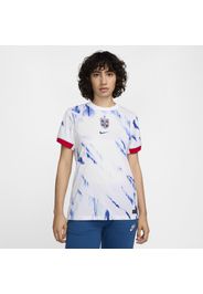 Maglia da calcio replica Nike Dri-FIT Norvegia (squadra femminile) 2024/25 Stadium da donna – Away - Bianco