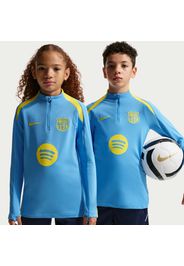 Maglia da calcio per allenamento Nike Dri-FIT FC Barcelona Strike Fourth – Ragazzo/a - Blu