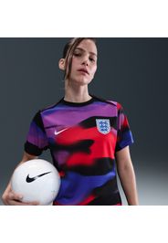 Maglia da calcio pre-partita a manica corta Nike Dri-FIT Inghilterra Academy Pro – Donna - Blu