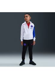 Tuta da calcio in maglia Nike Dri-FIT Paris Saint-Germain Strike per ragazzo/a – Terza - Bianco