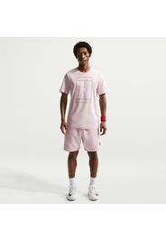 Shorts da tennis in fleece Dri-FIT NikeCourt Heritage – Uomo - Rosa