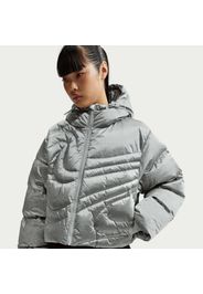 Giacca puffer oversize in piumino Therma-FIT Nike Swoosh Series – Donna - Grigio