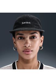 Cappello non strutturato in denim Nike Fly - Nero