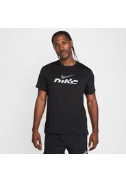 Maglia da running a manica corta Dri-FIT UV Nike Miler Flash – Uomo - Nero