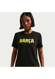 T-shirt da calcio Nike FC Barcelona – Donna - Nero