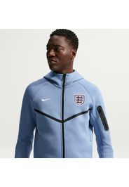 Felpa da calcio con cappuccio e zip a tutta lunghezza Nike Inghilterra Tech Fleece Windrunner – Uomo - Blu