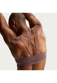 Bra imbottito a sostegno leggero Nike Zenvy Strappy – Donna - Viola