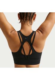 Bra Longline imbottito a sostegno leggero Nike Zenvy – Donna - Nero