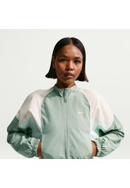 Track jacket a taglio corto Nike – Donna - Verde