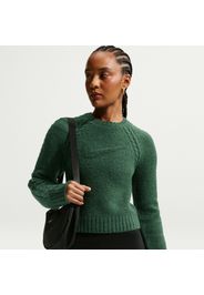 Maglia slim fit a manica lunga Nike Chill Knit – Donna - Verde