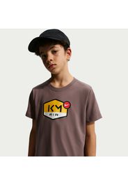 T-shirt Dri-FIT Kylian Mbappé – Ragazzo/a - Marrone