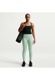 Leggings a 7/8 a vita alta senza cucitura anteriore Nike Zenvy – Donna - Verde