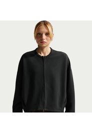 Maglia oversize a girocollo con zip a tutta lunghezza Dri-FIT Nike 24.7 ImpossiblySoft – Donna - Nero
