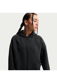 Felpa in maglia con cappuccio e zip a tutta lunghezza Nike MAVN Therma-FIT – Bambina/Ragazza - Nero
