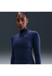 Capo midlayer con zip a 1/4 Dri-FIT Nike One Fitted – Donna - Blu