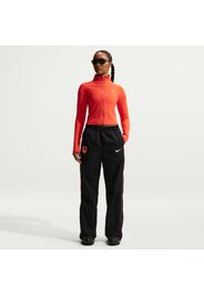 Pantaloni a vita alta con orlo aperto Nike Football Chelsea FC Windrunner – Donna - Blu